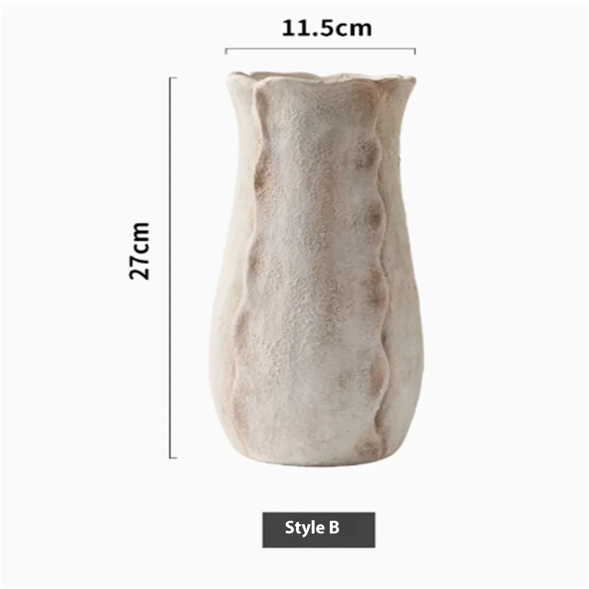 Antique Wabi-sabi Style Ceramic Vase Dried Flowers New Year Flowers Home