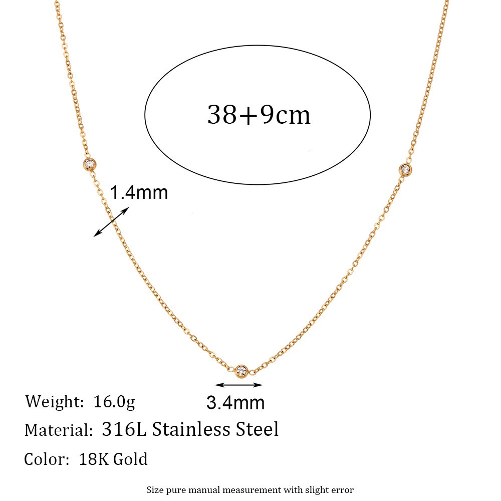 Simple All-Match Mini Slim Chain Necklace