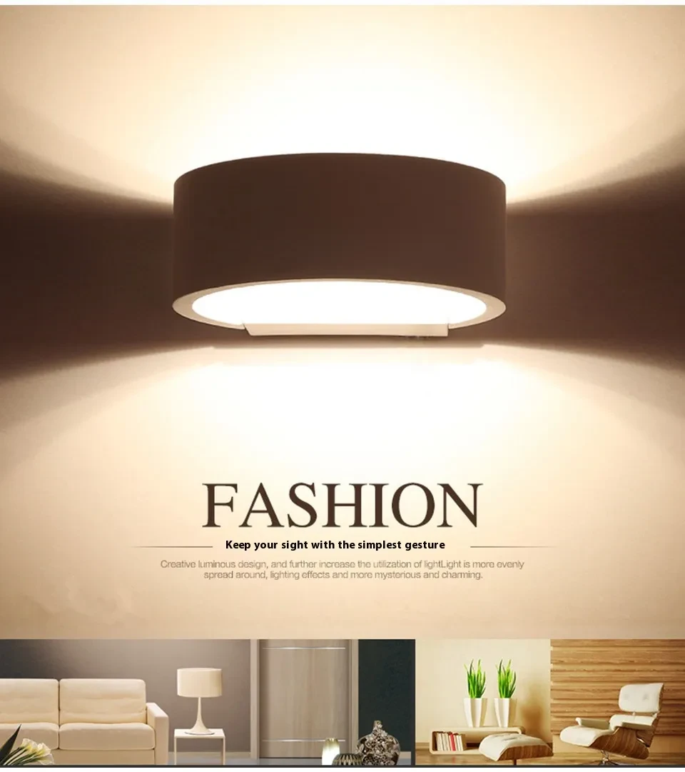 Outdoor Round Wall Lamp Outdoor Simple Modern Garden Wall Lamp