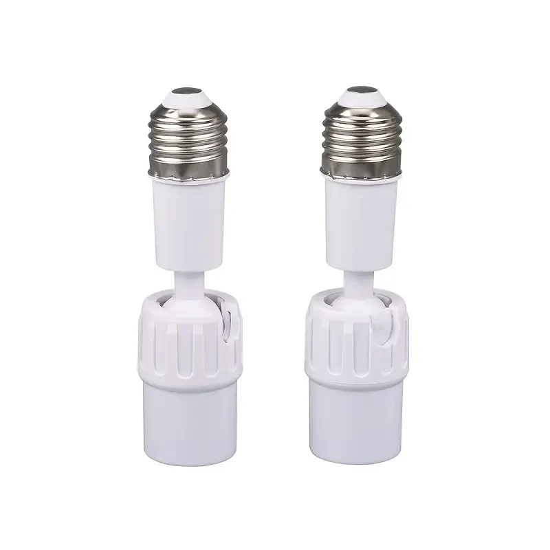 2pcs E27 to E27 Light Bulb Socket Extender