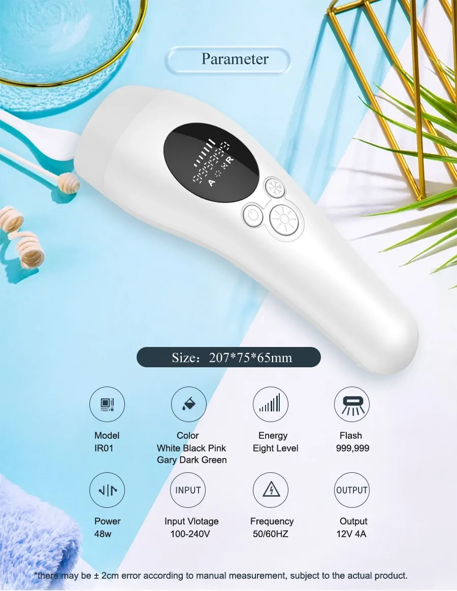 IPL Freezing Point Strong Pulse Hair Removal Device Painless Lady Shaver