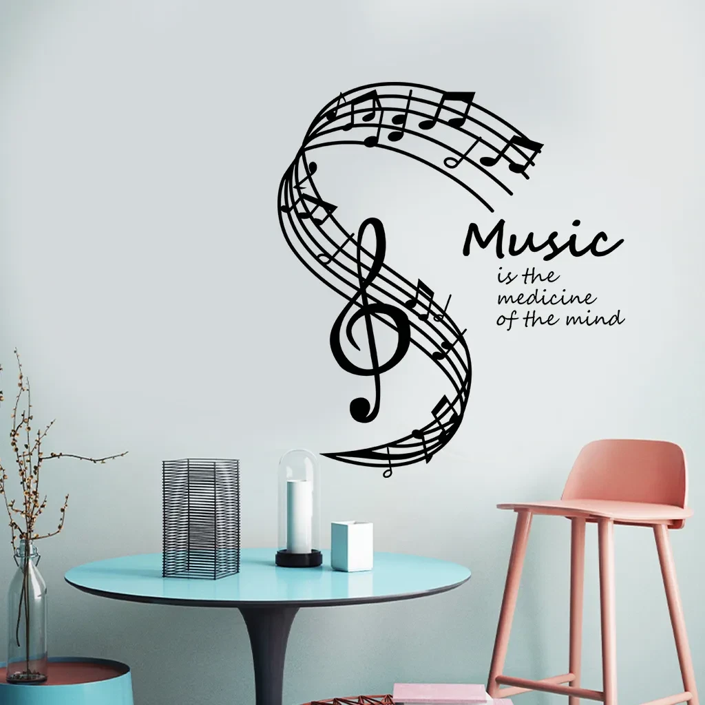 Exclusively for beautiful musical note wall stickers