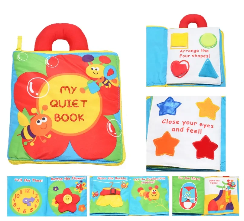Baby Multi-Functional Soft Cloth Books