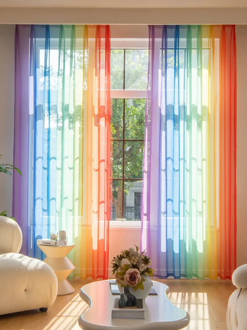 Rainbow Curtains