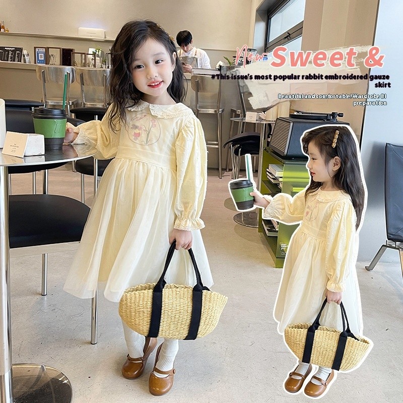 Fashion Children Dress Mori Style Korean Style