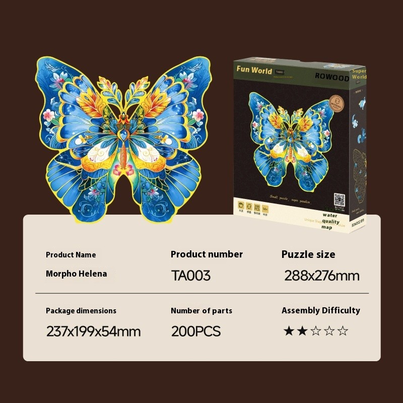 World Shaped Puzzle Photo Frame