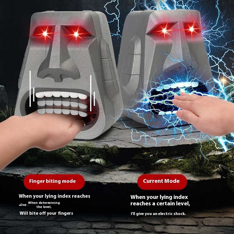 Easter Island Lie Detector Creative Spoof Pressure Reduction Toy
