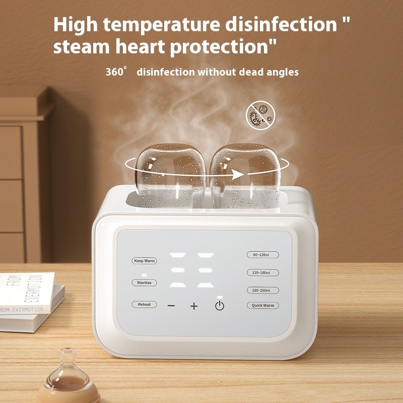 Household Double Bottle Milk Warmer Multi-function Automatic Milk Warmer