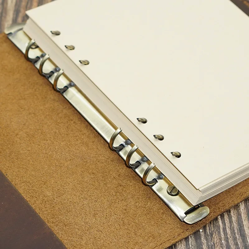 A5 leather ring binder