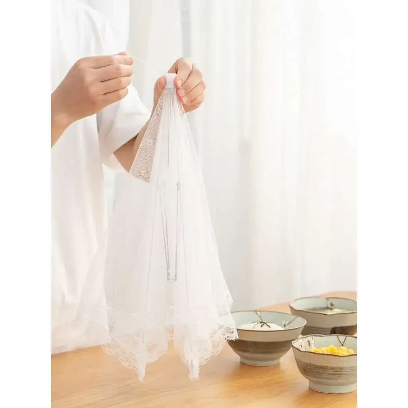 Round mesh food cover