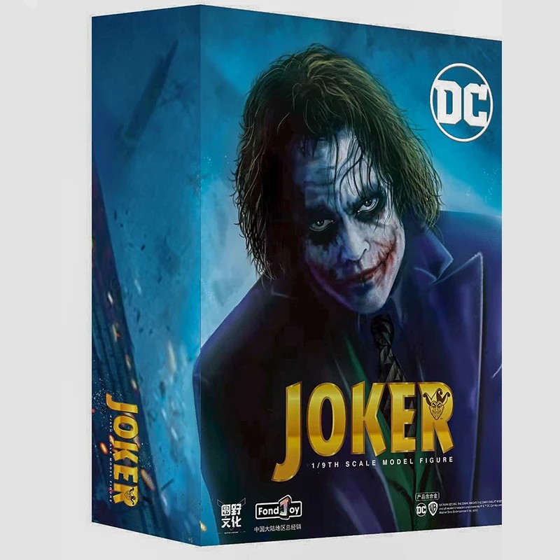 DC Joker Heath Ledger Batman Dark Knight Handmade Model Box Set Collection