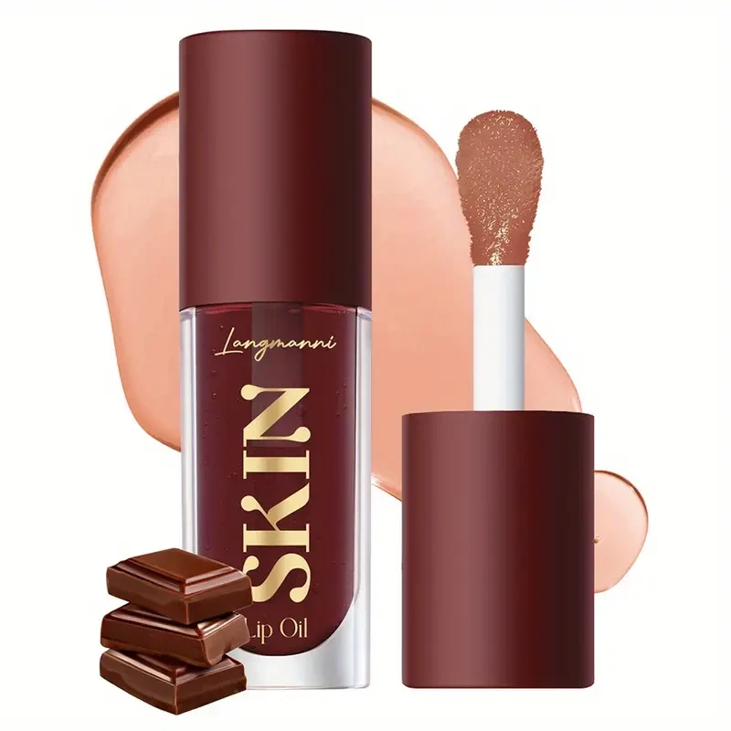 LANGMANNI Moisturizing Lip Gloss in Fruit Jam Flavor with a Shiny Finish