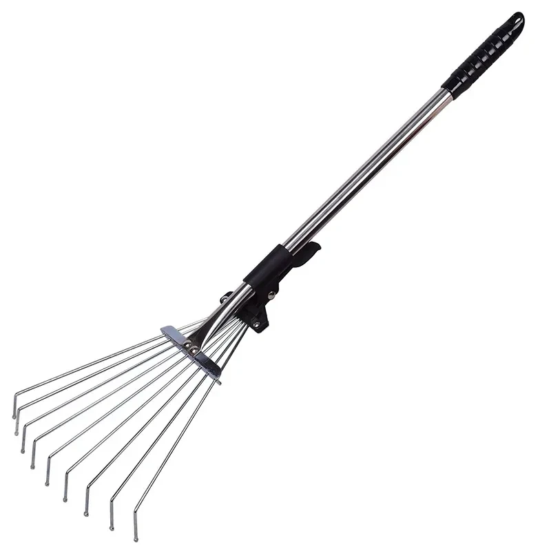 Lawn leveling rake