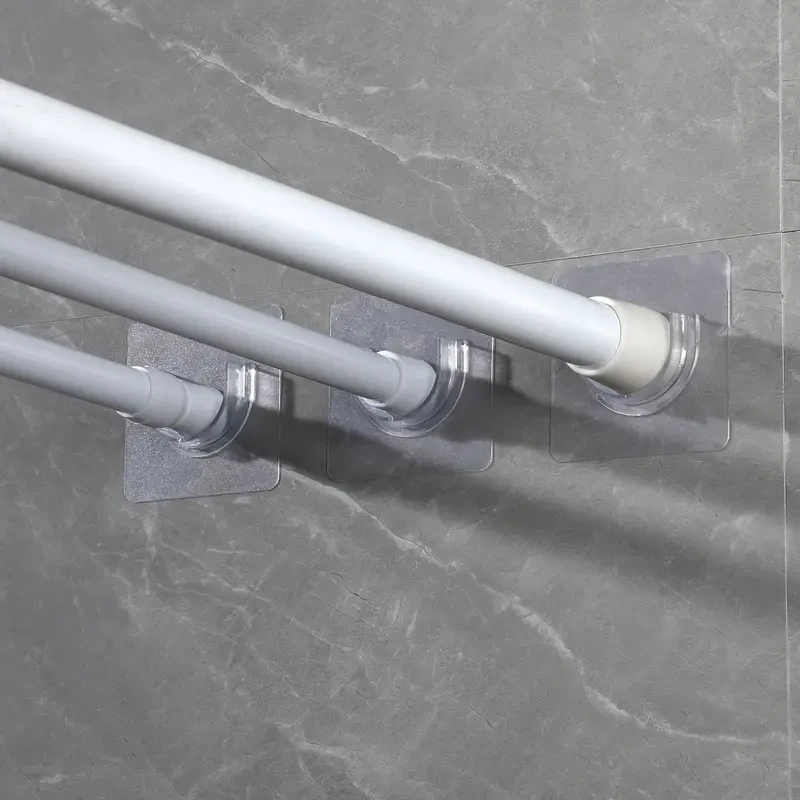 Adhesive Shower Curtain Rod Holders