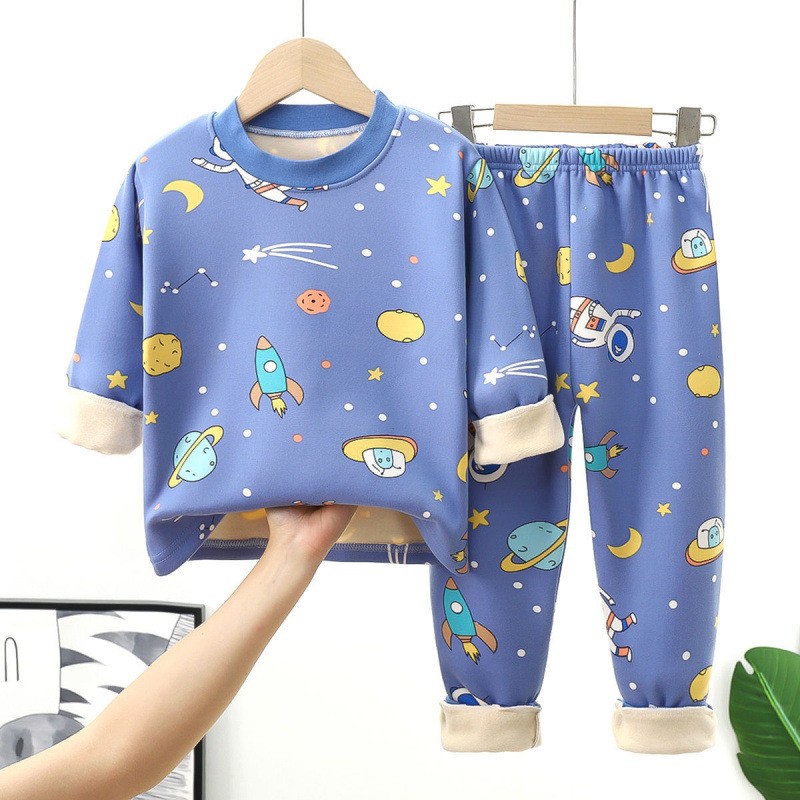 Fashion Personalized Children's Thermal Underwear Suit