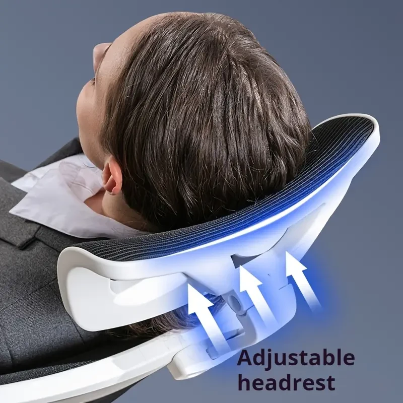 Ergonomic Office Chair With Headrest - Comfortable Computer Desk Chair