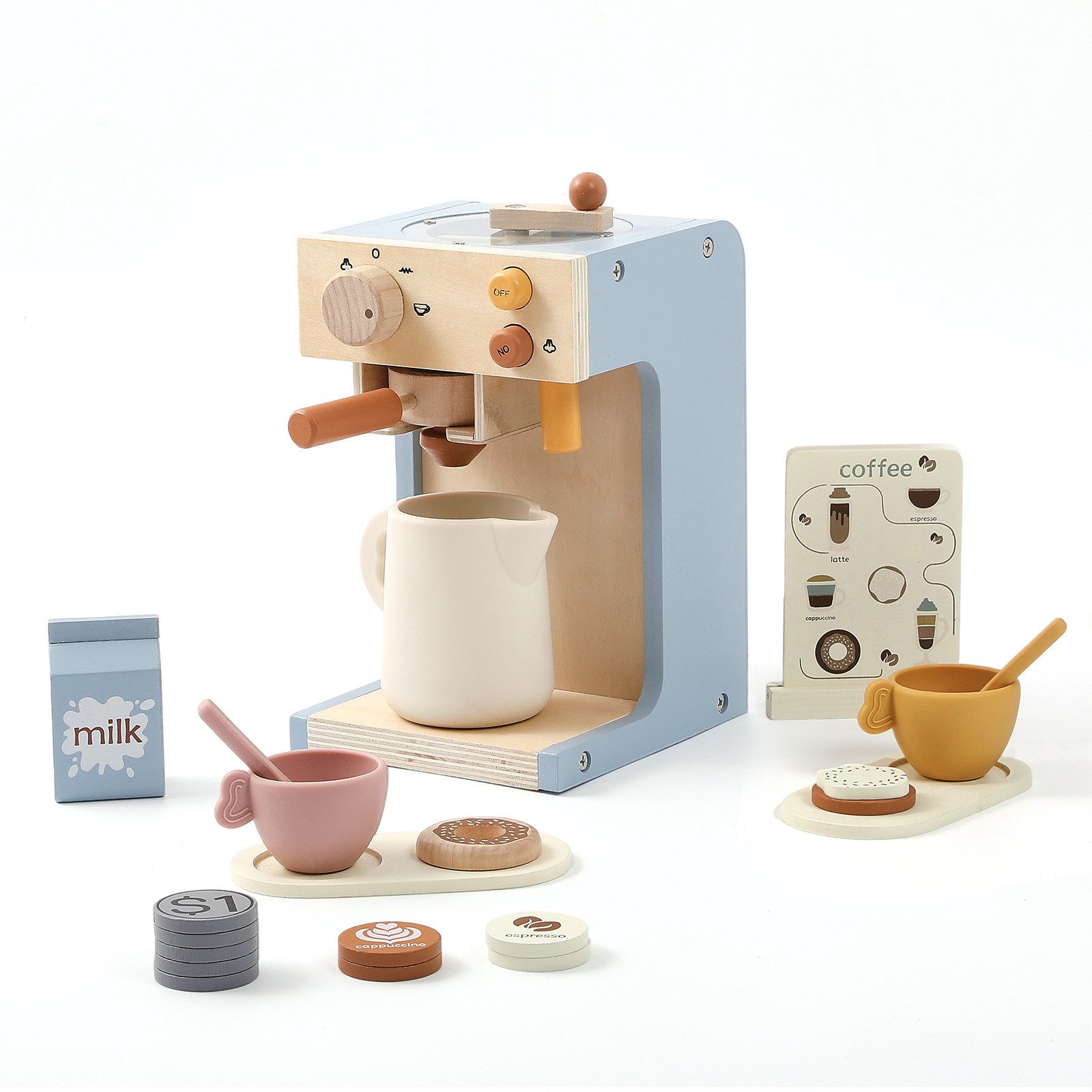 Mini Kitchen Coffee Machine Model Toys
