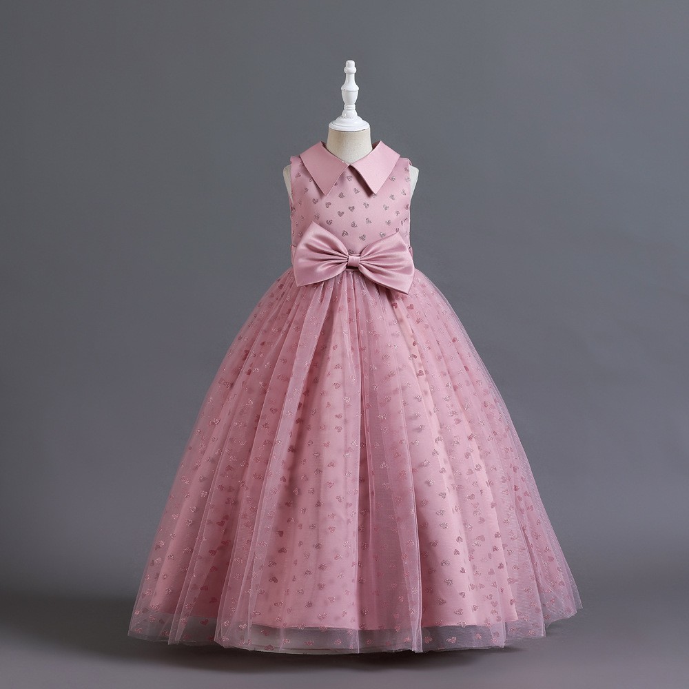 Girl's Flower Girl Umbrella Princess Dress