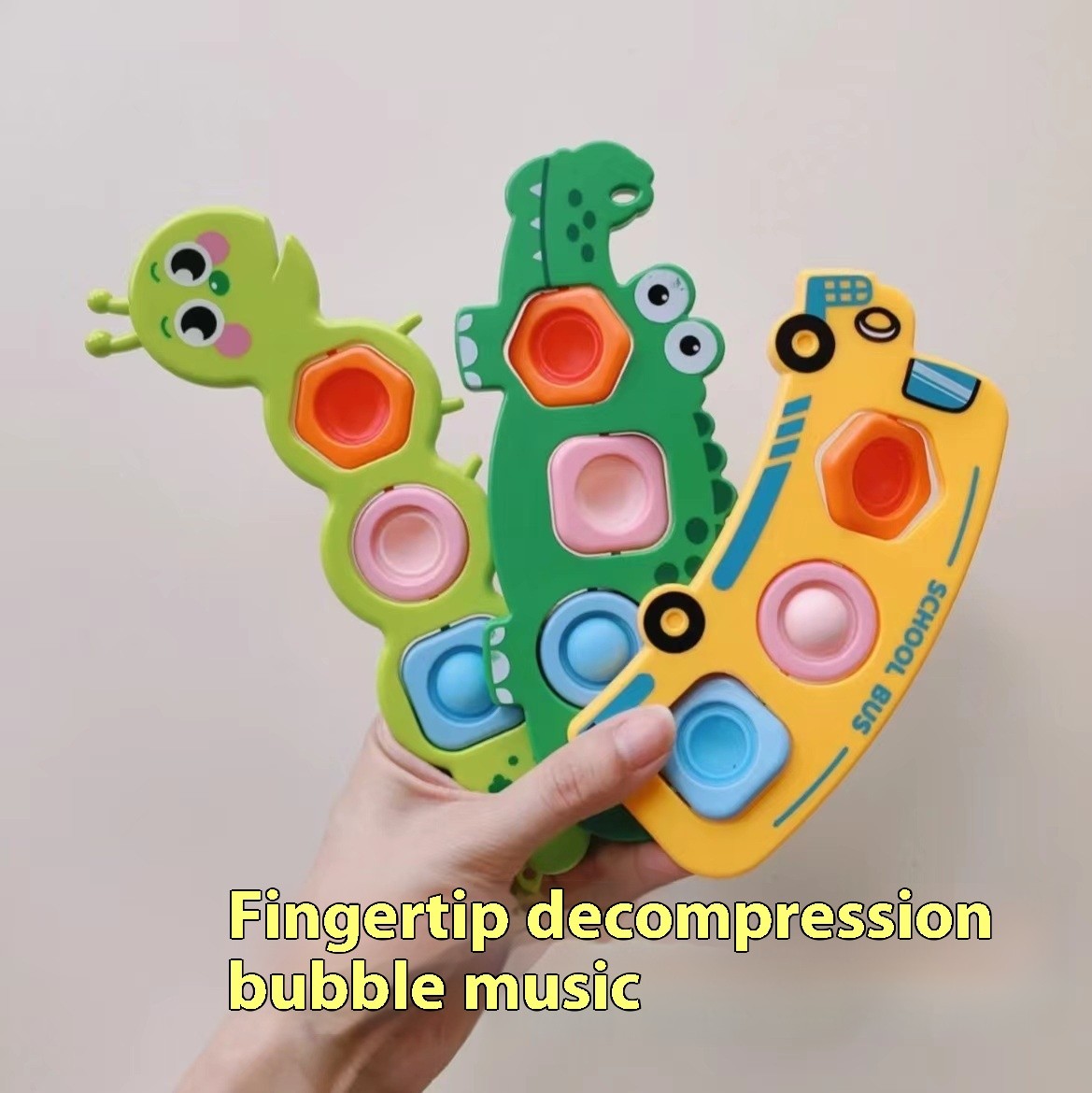 Exercise Puzzle Baby Finger Bubble Toy