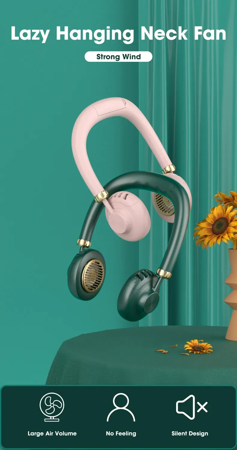 Personal fan necklace