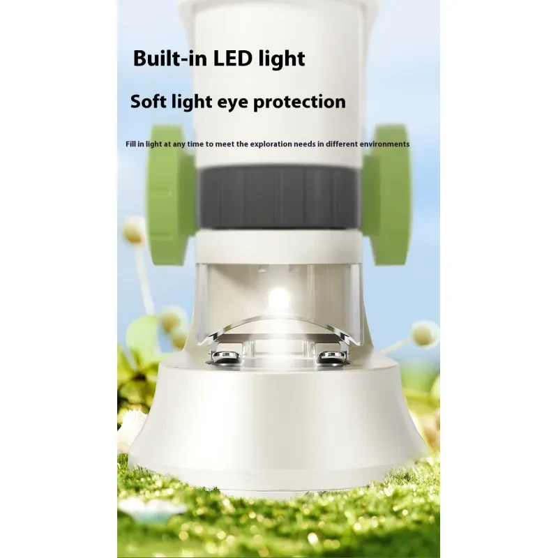 Children's HD Portable Scientific Experiment Handheld Microscope