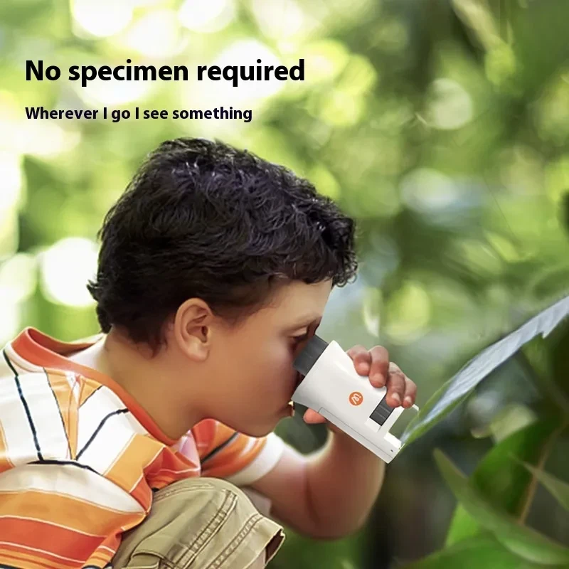 Children's HD Portable Scientific Experiment Handheld Microscope