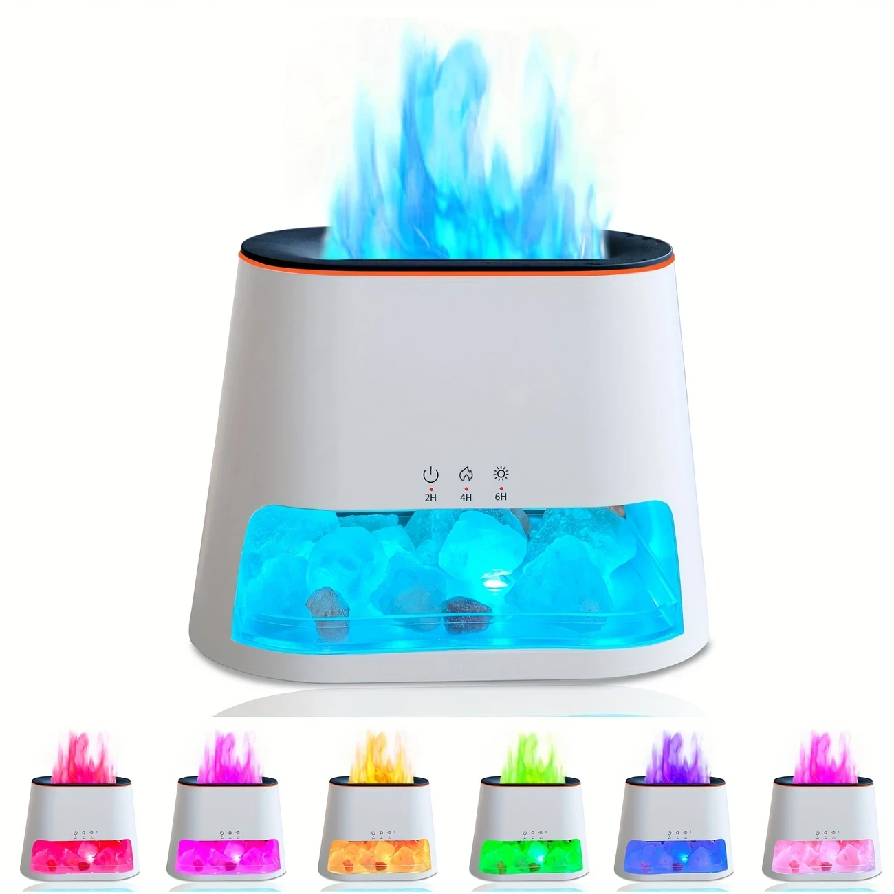 2-in-1 Soundwave Technology Essential Oil Diffuser and Himalayan Salt Lamp
