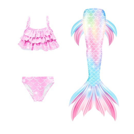 4 piece mermaid swimsuit