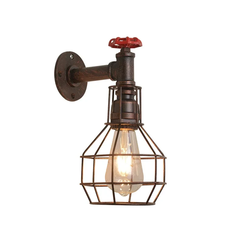 Retro Industrial Style Restaurant Bar Counter Aisle Lamp
