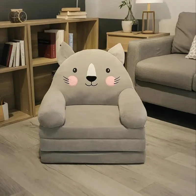 Foldable Sofa Bed  Ergonomic Sofa Chair, Disassemble & Washable, Perfect for Bedroom & Living Room