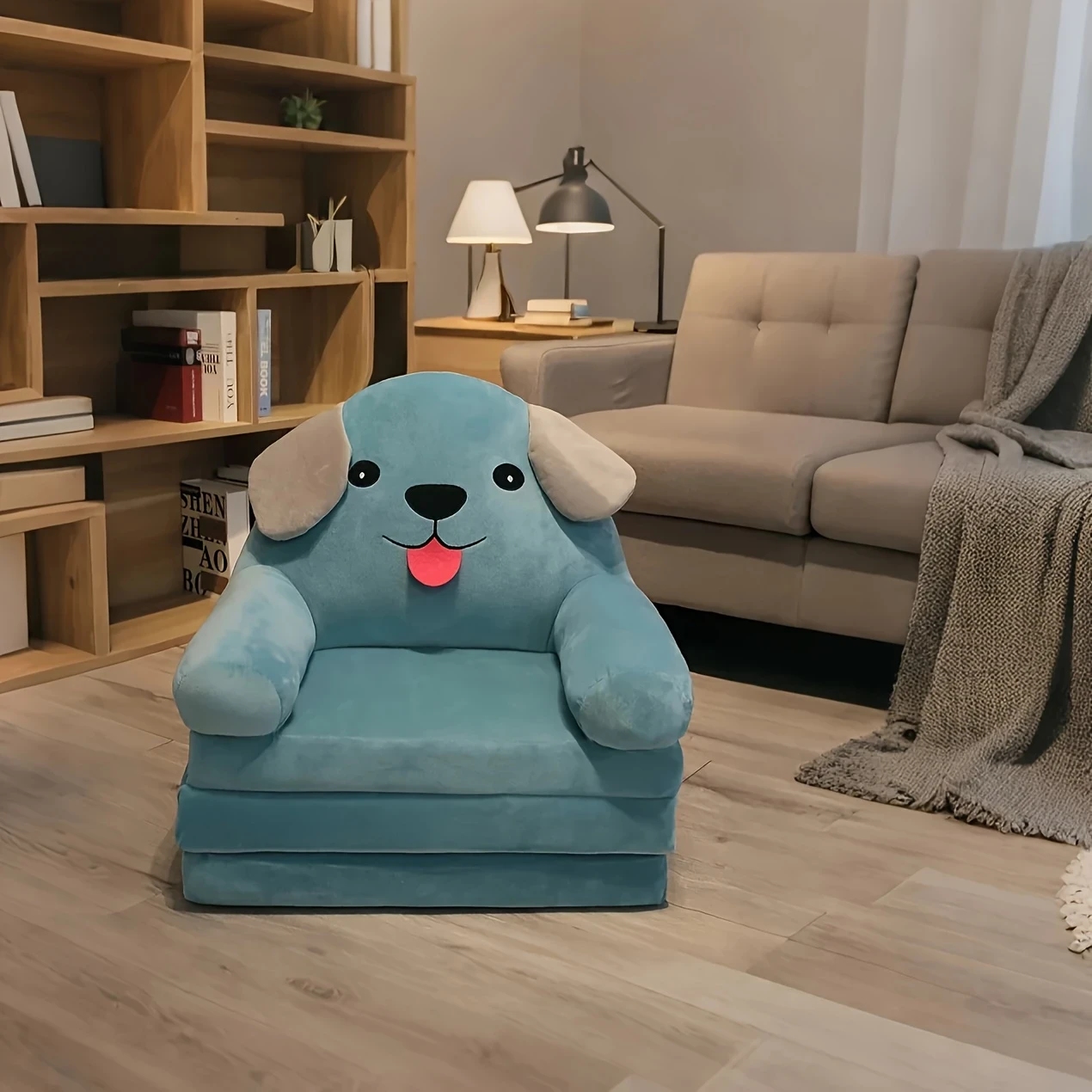 Foldable Sofa Bed  Ergonomic Sofa Chair, Disassemble & Washable, Perfect for Bedroom & Living Room