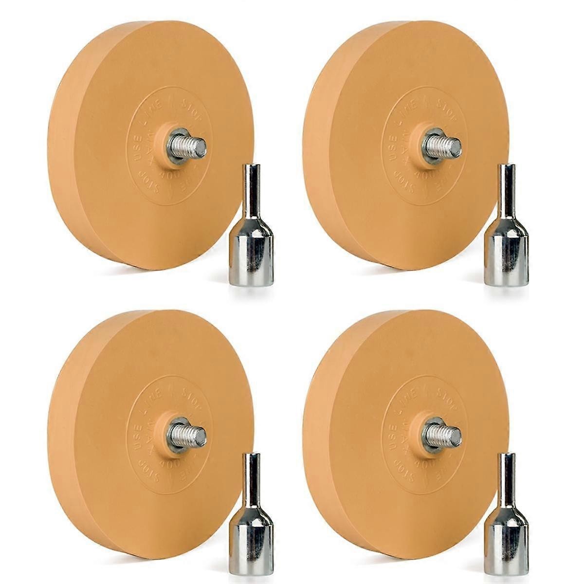 Rubber Wheel Decal Remover