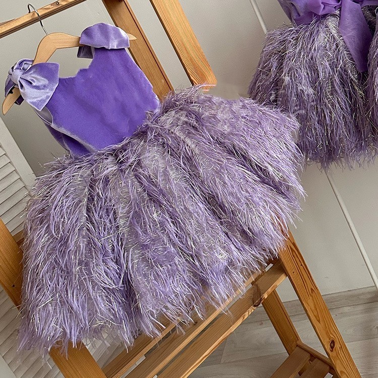 European And American Girls Piano Playing Dress