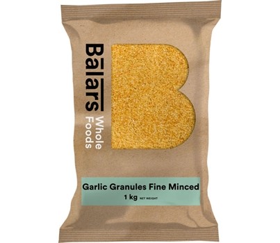 GARLIC GRANULES FINE MINCED 1KG (BALARS)