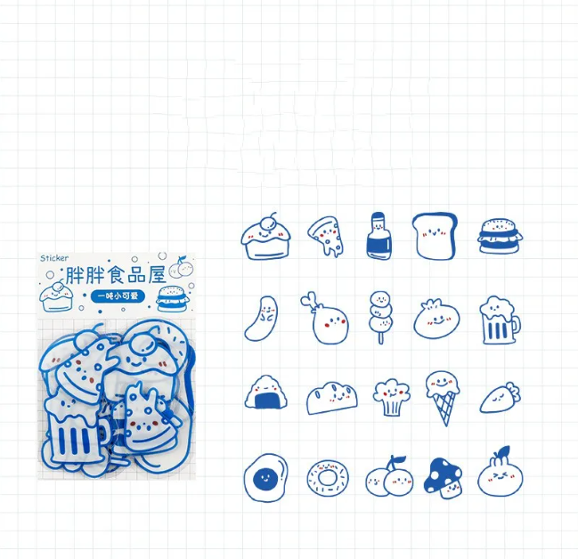 Aesthetic Stickers VSCO Blue