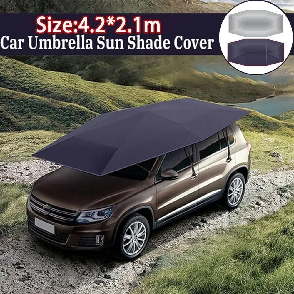 Car Roof Sun Umbrella - UV Resistant, Dustproof, and Waterproof Car Roof Cloth