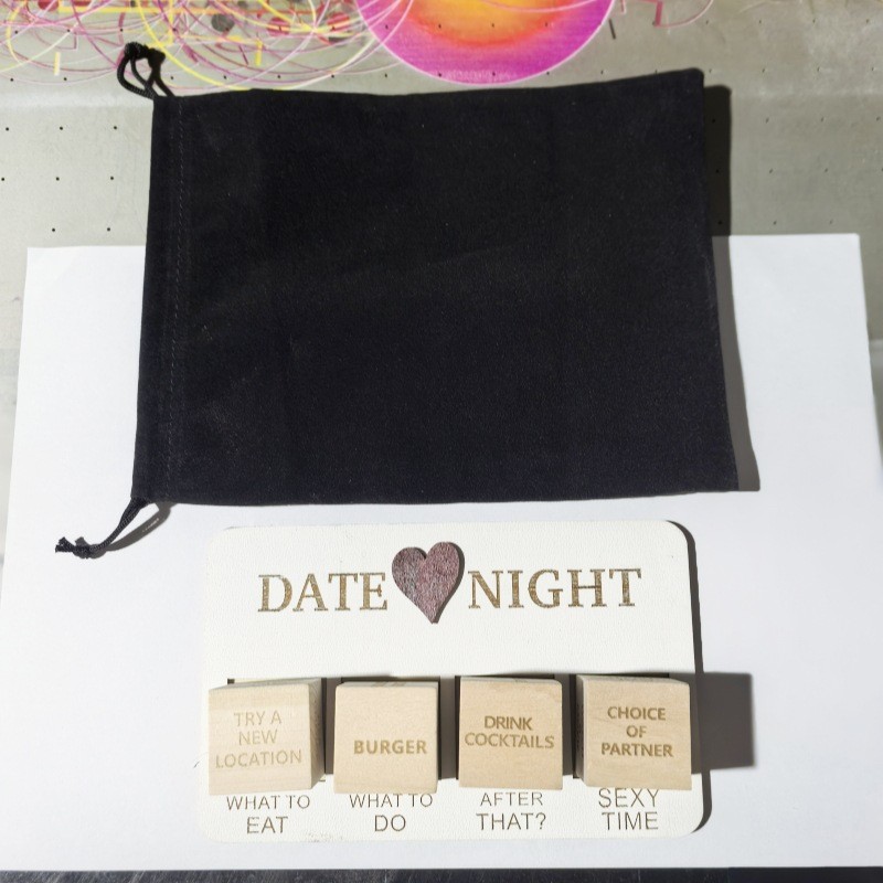 Wooden Lotus Beech Box Dice