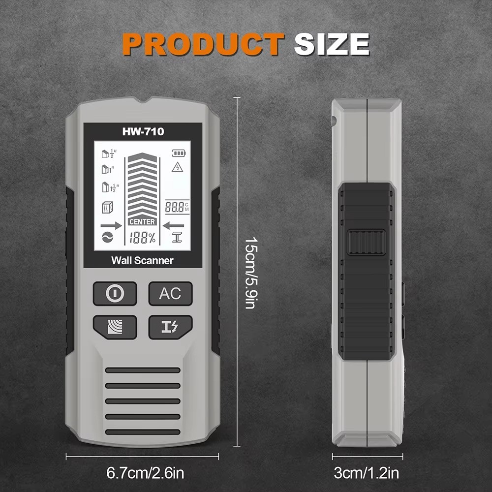 6 in 1 Wall Metal Detector Depth Wall Stud Finder