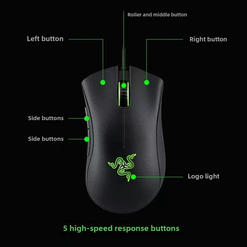 Razer Deathadder Viper Standard Edition 6400 Wired Gaming Mouse