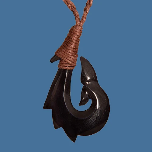 Bone Whale Tail Hook