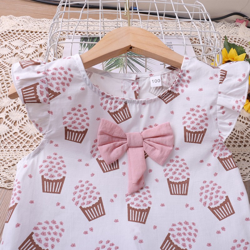 Fashion Children Short Sleeve Shorts Suit