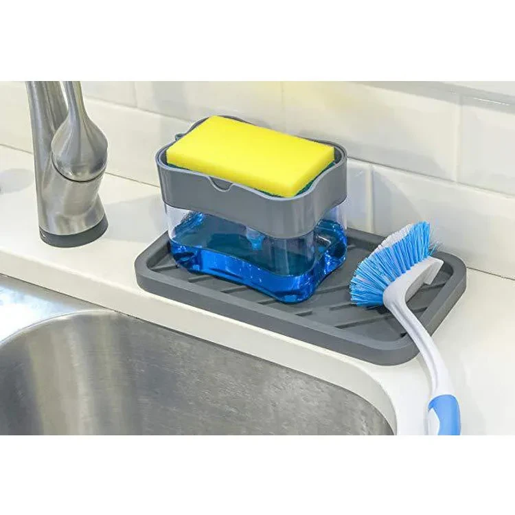 Soap Pump Dispenser and Sponge Holder
