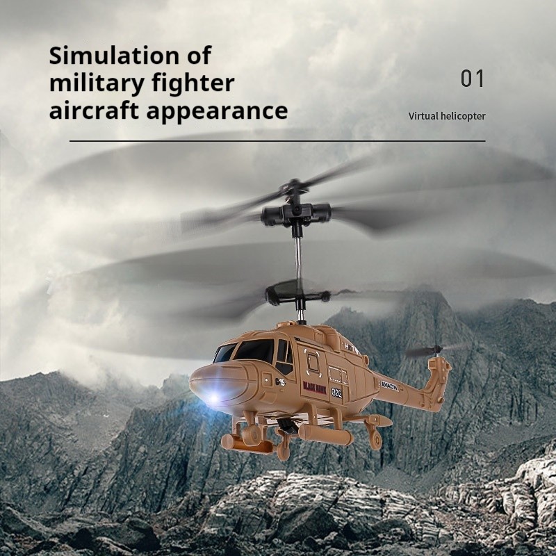 Children's USB Charging Handle Remote Control Helicopter Toy