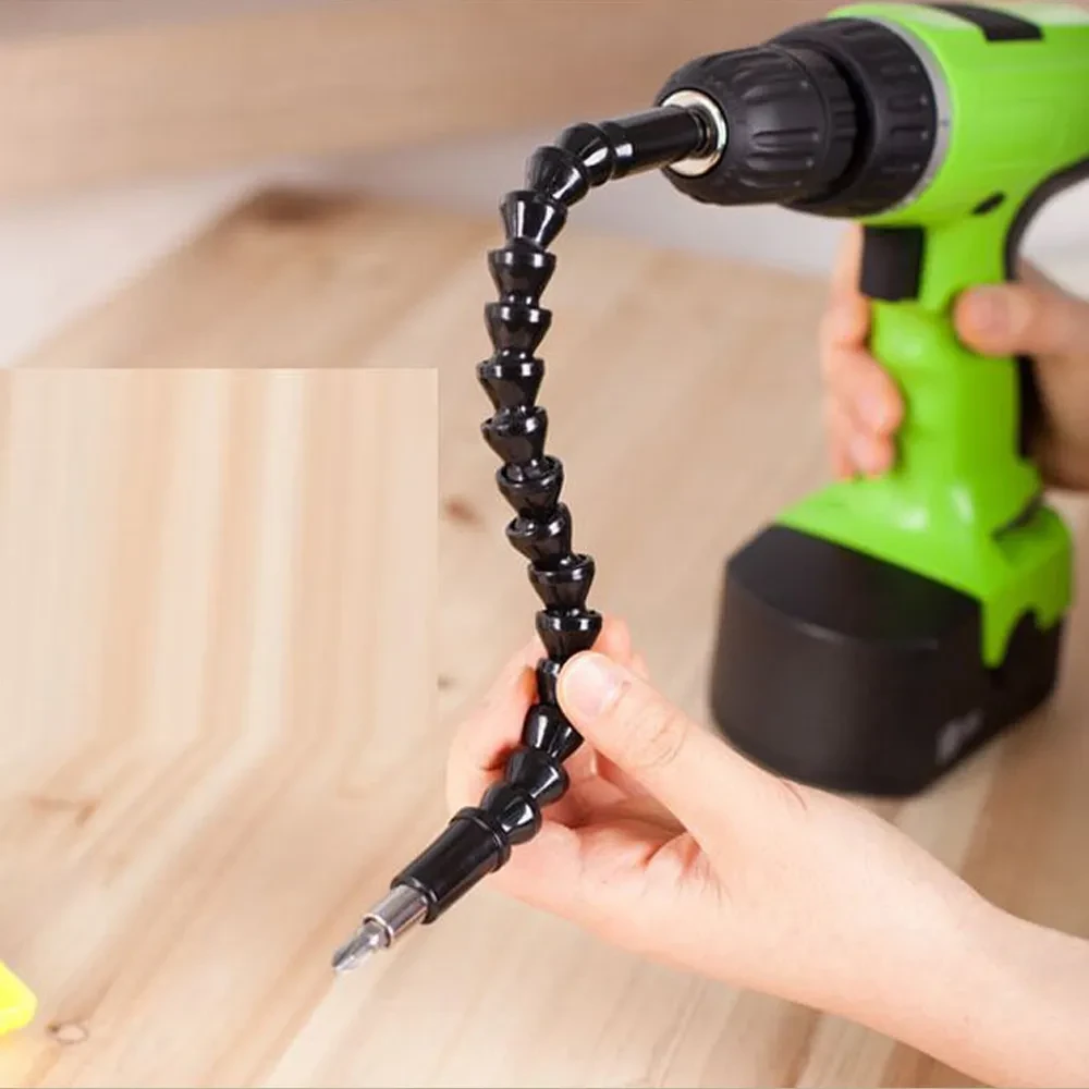 Flexible screwdriver extension
