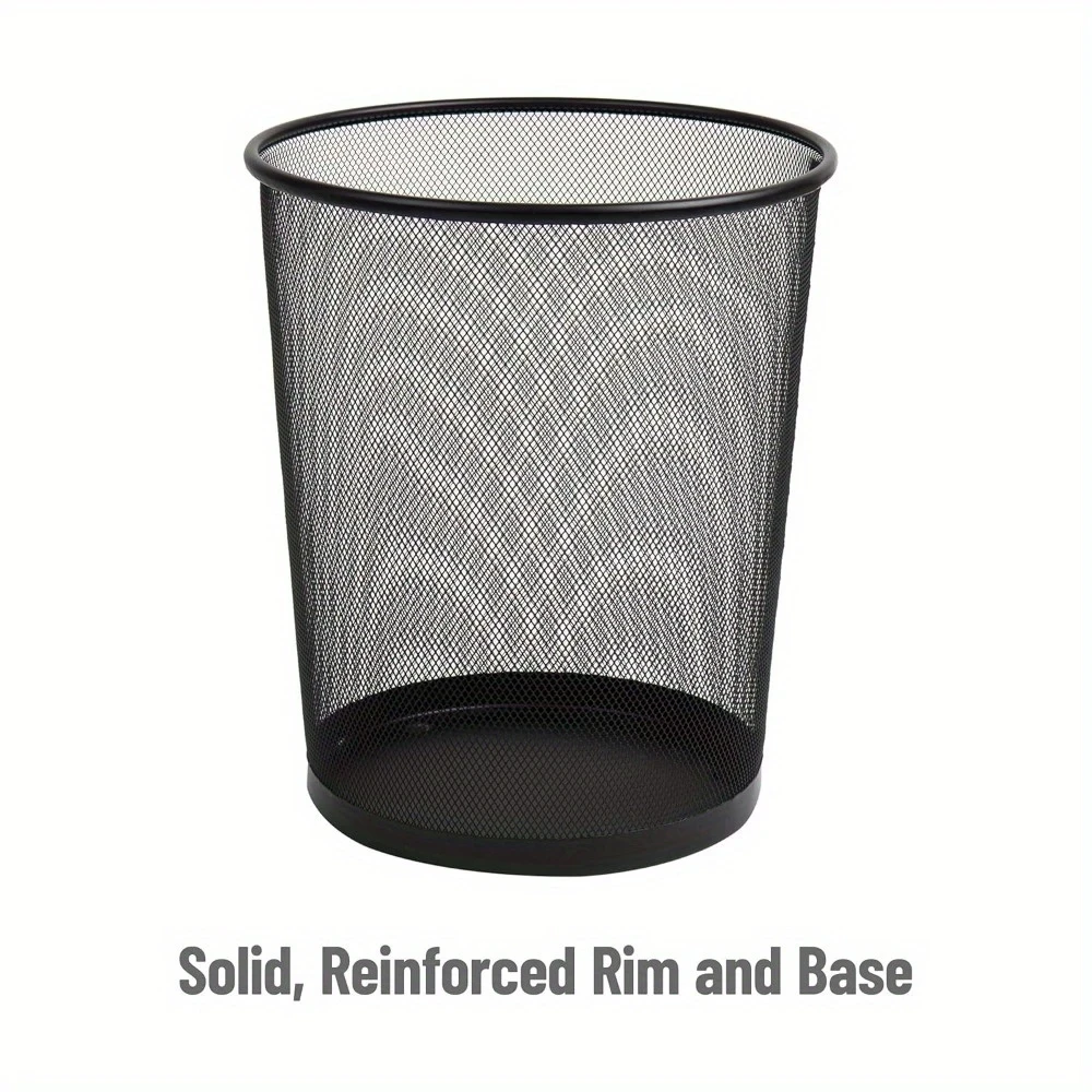 Black Wire Waste Basket
