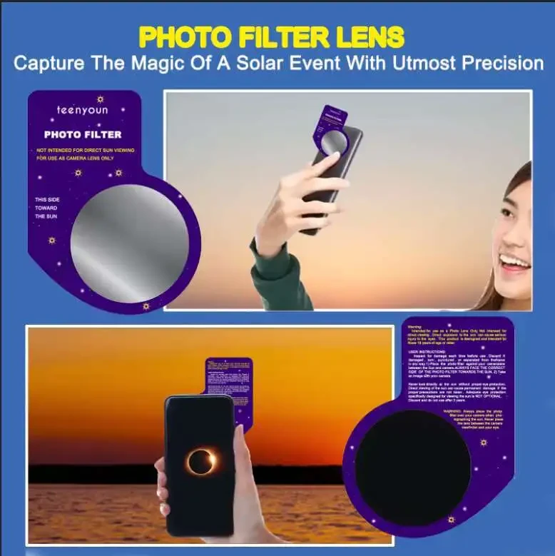 Australia US Mobile Phone Solar Eclipse Sunglasses