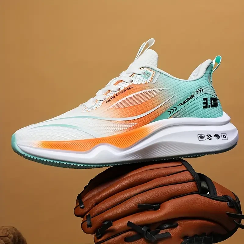 Preppy Mens Breathable Mesh Sneakers - Non-Slip Lightweight