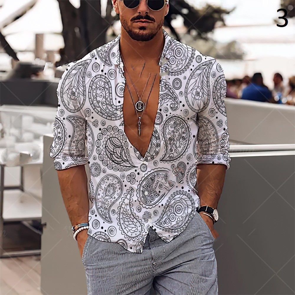 Men's Urban Print Spacious Tee