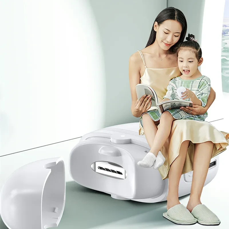 Rechargeable Mini Nail Clippers For Children Adults Automatic Nail Trimmer Manicure Polishing With Light