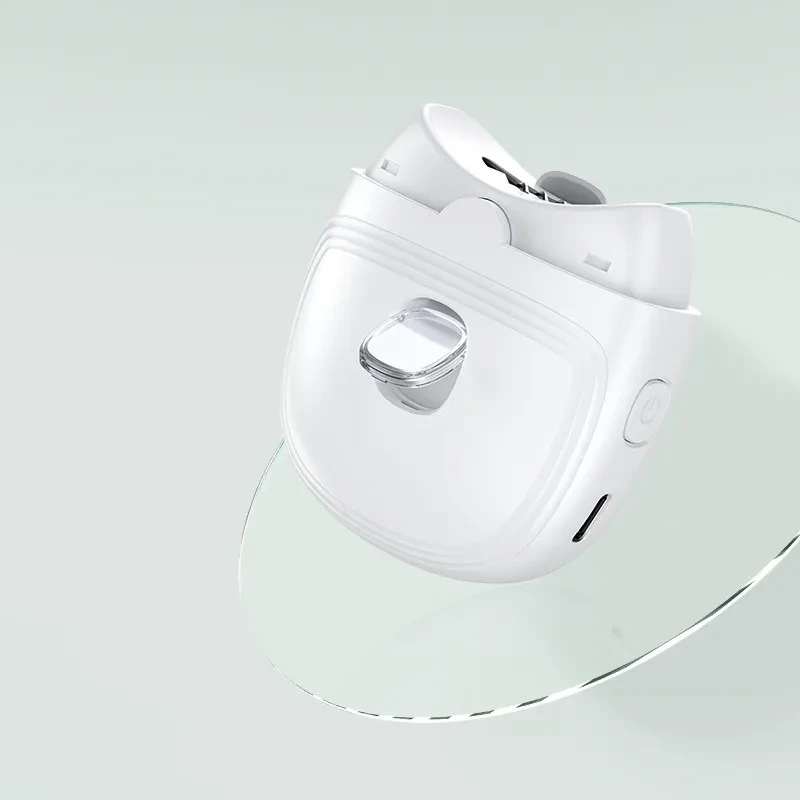 Rechargeable Mini Nail Clippers For Children Adults Automatic Nail Trimmer Manicure Polishing With Light